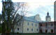 Górny Śląsk (X. Raciborskie), Rudy: klasztor cystersów o zachodzie słońca (8-02-2004)