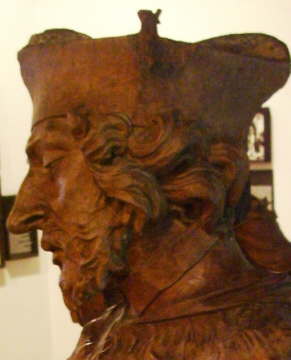 JN-Warszawa-Muzeum Historyczne: barokowa rzeźba z któregoś z kościołów warszawskich (2006-12-17)